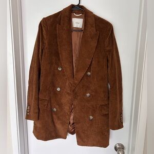 Aritzia Wilfred Oversized Corduroy Blazer